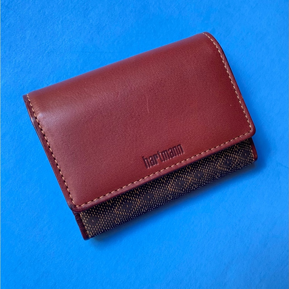 NWOT Hartmann Luggage WINGS Collection Card Case with Coin Purse